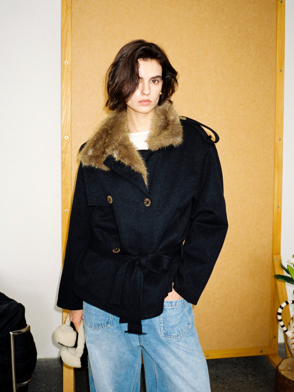 Long-staple Cotton Oversized Puffer Jacket