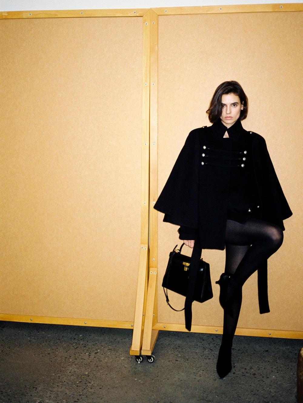 Napoleon Wool Cape Coat