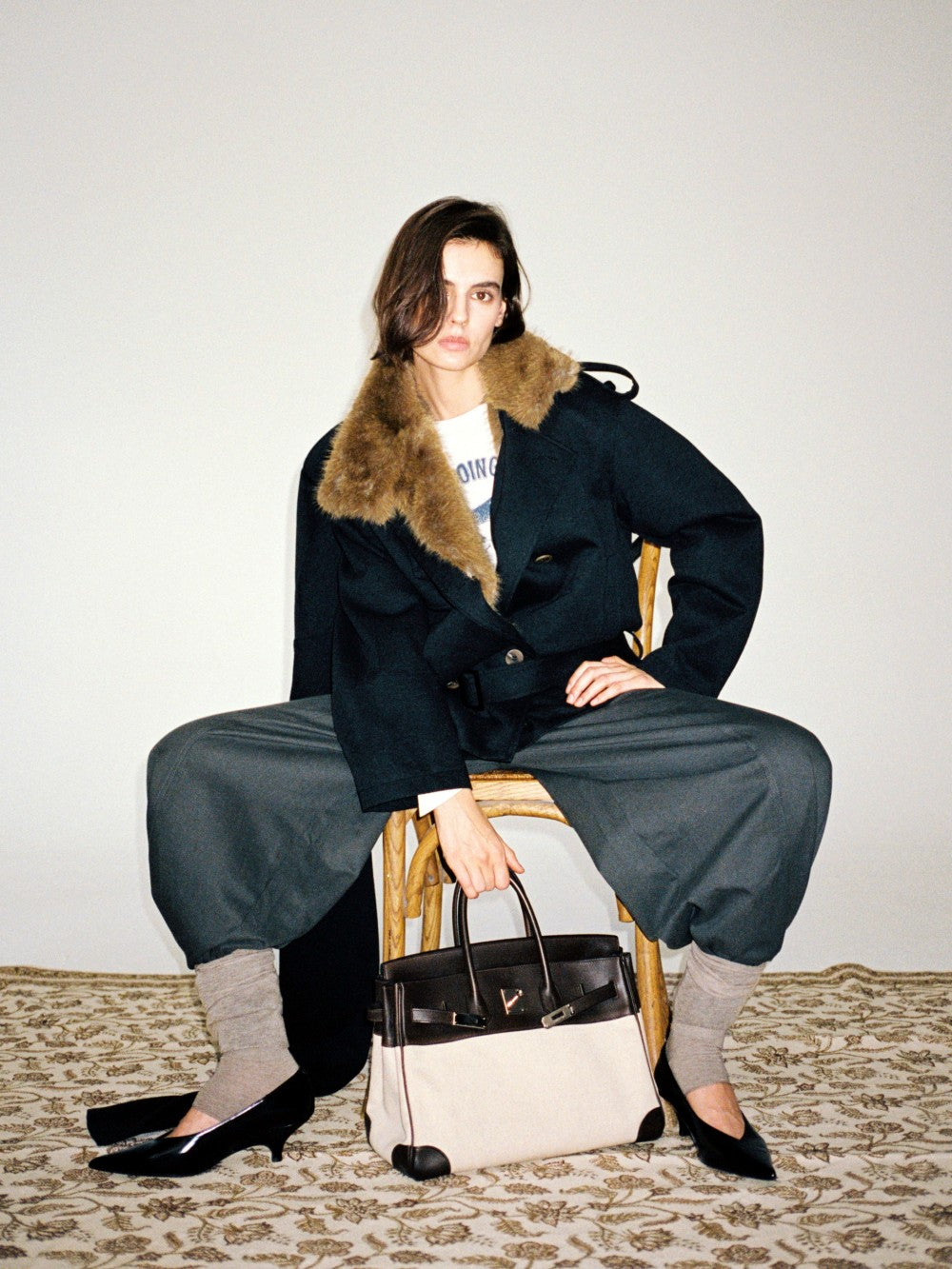 Long-staple Cotton Oversized Puffer Jacket