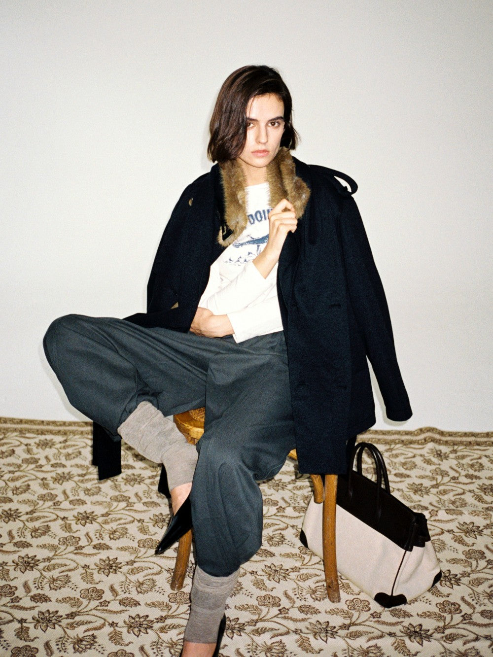 Long-staple Cotton Oversized Puffer Jacket