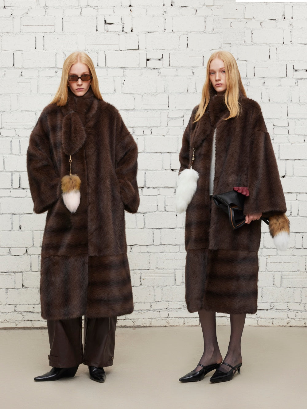 Environmentally friendly fur coat