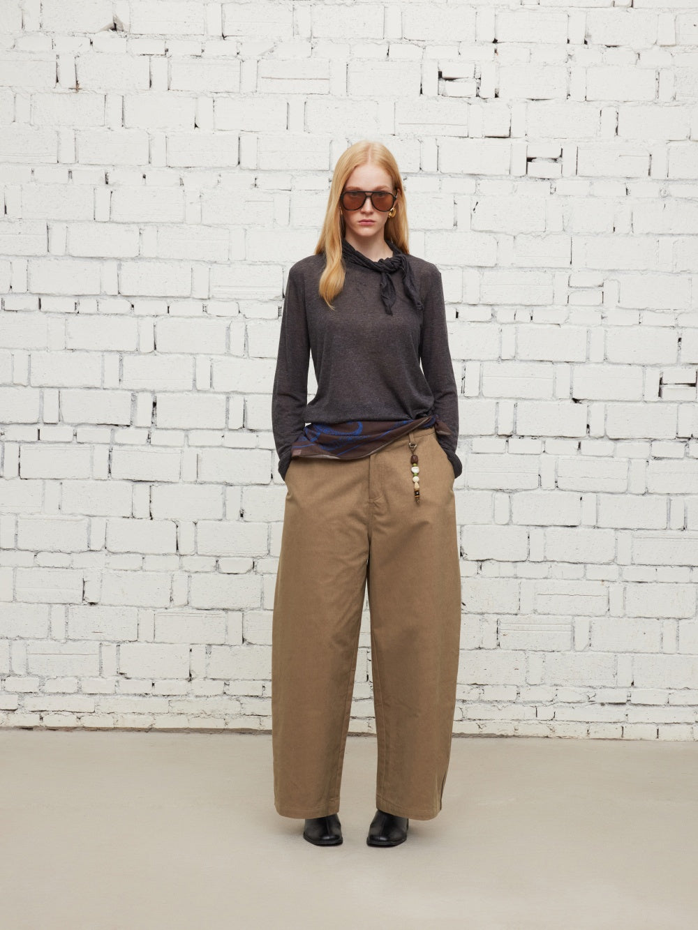 Classic straight-leg pants
