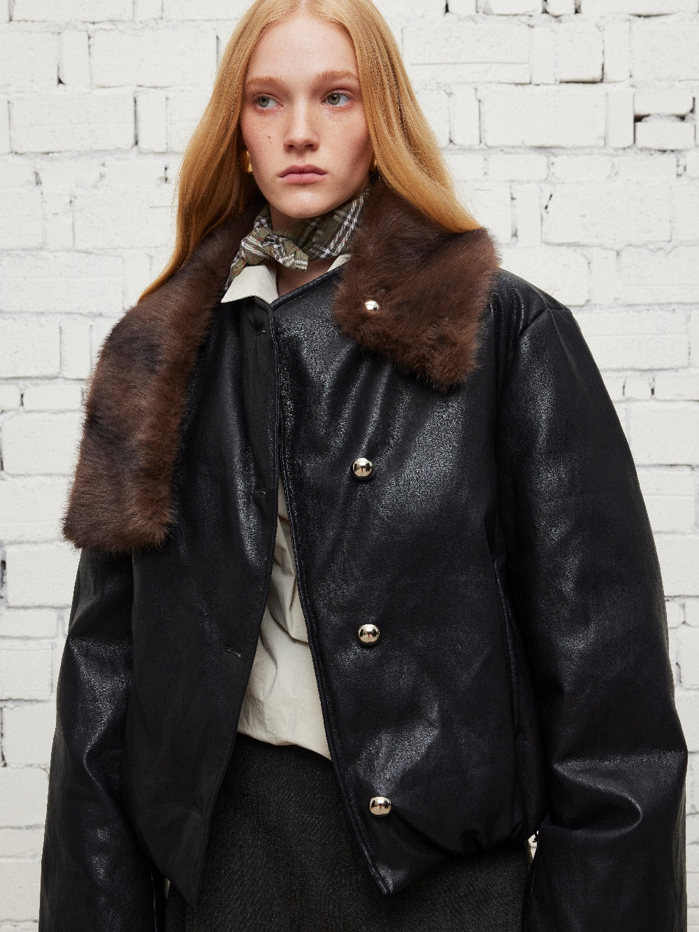 Three-Color Down Jacket