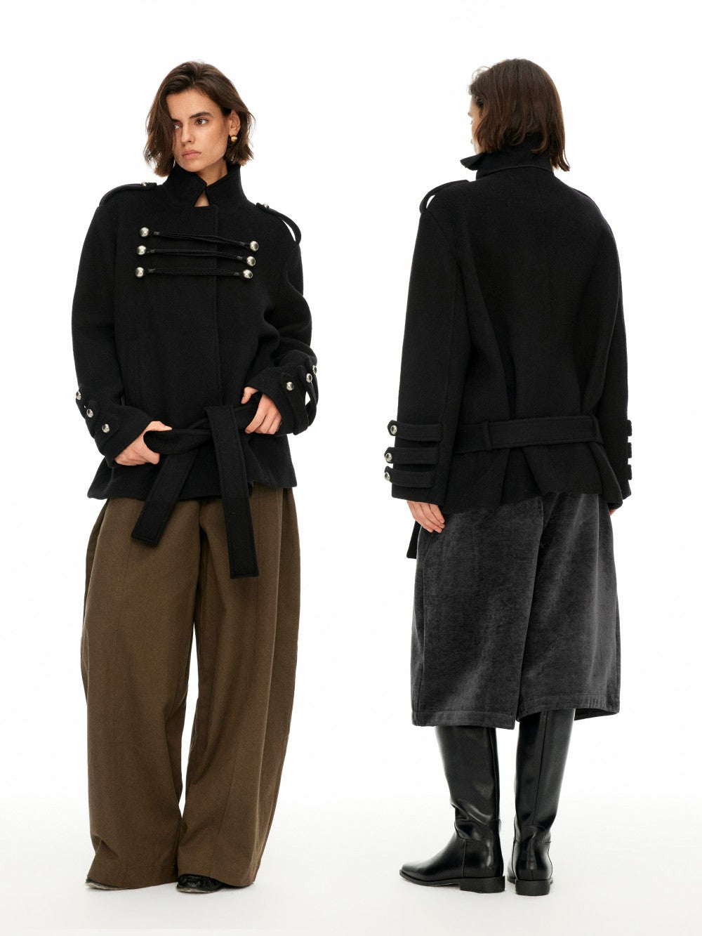 Napoleon Wool Cape Coat