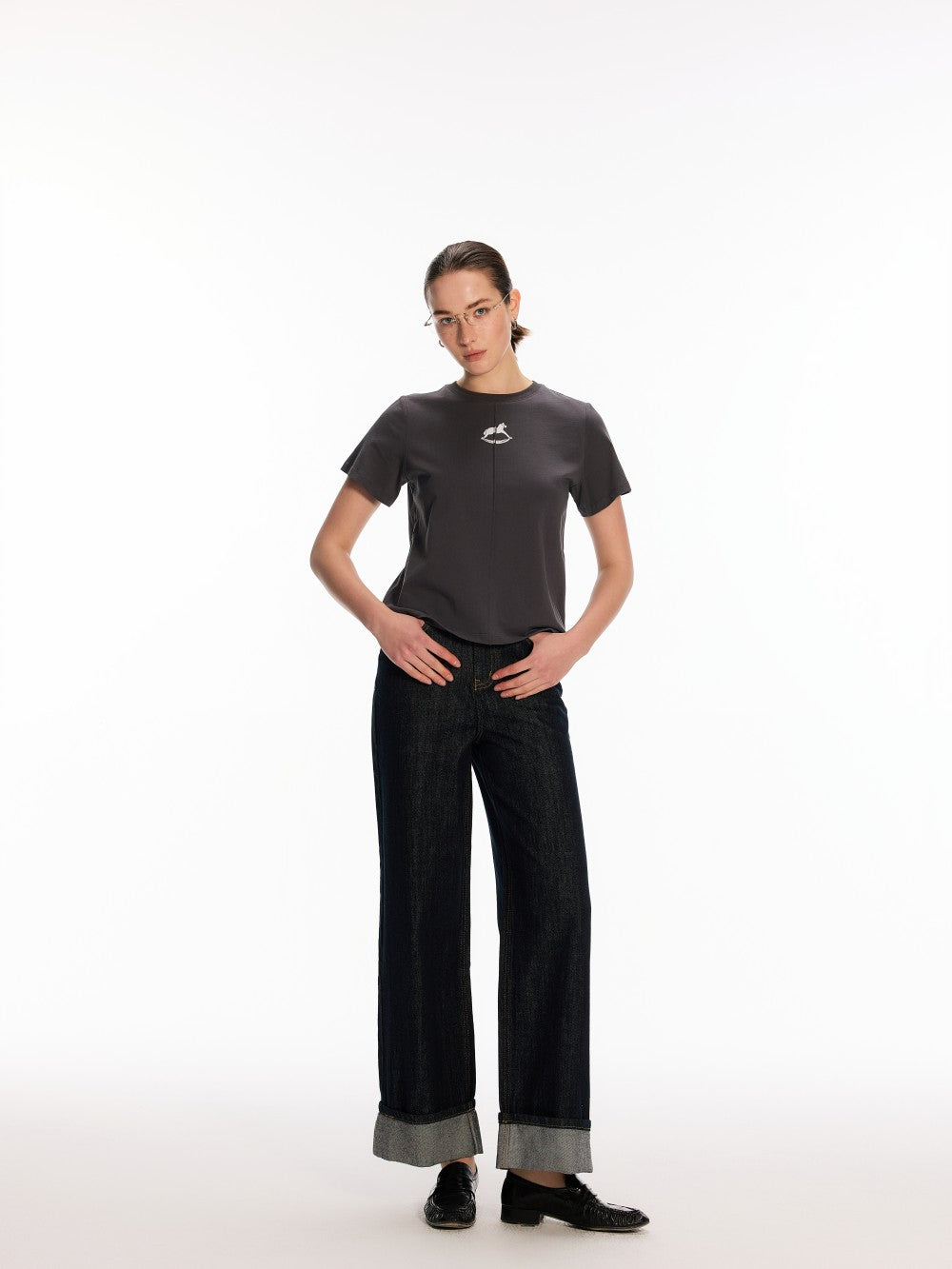 Vintage straight-leg jeans