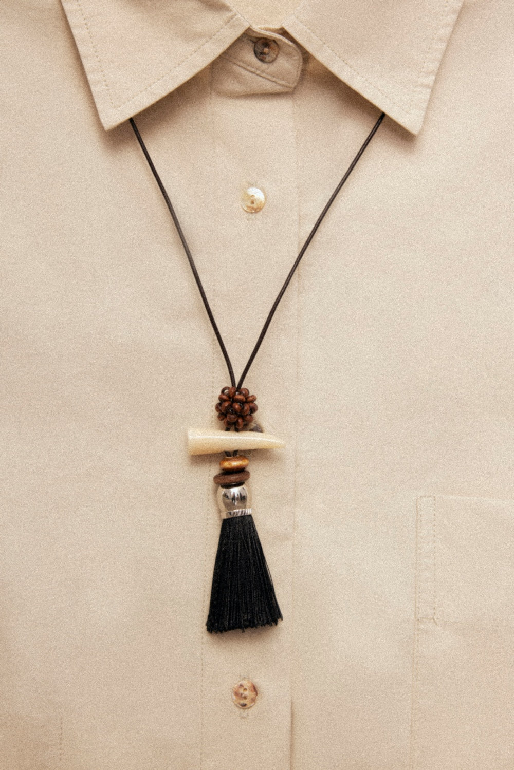 Hand-woven necklace