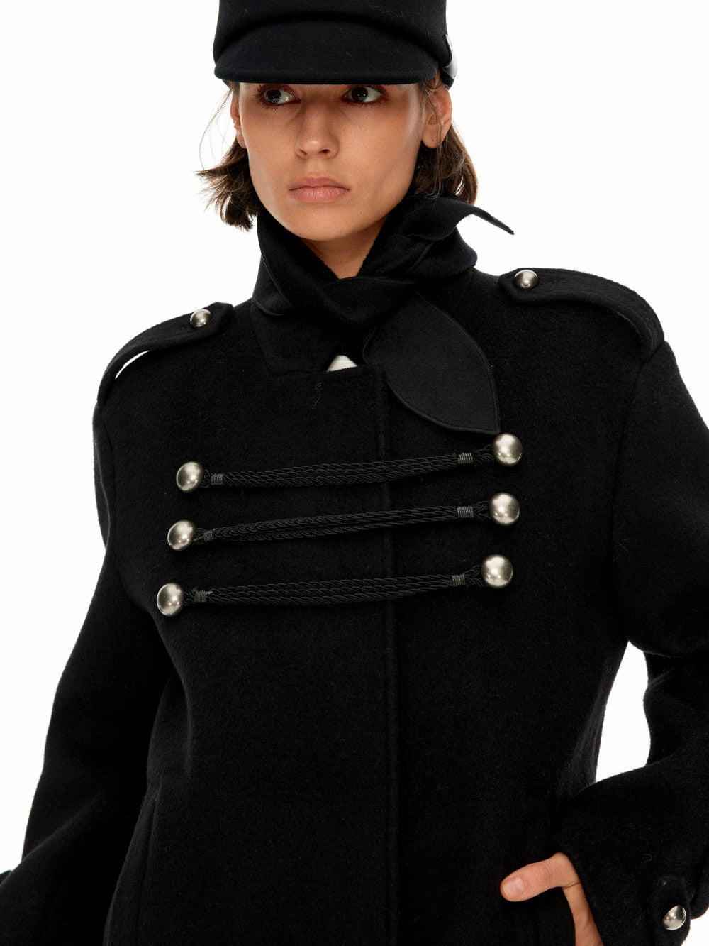 Napoleon Wool Cape Coat