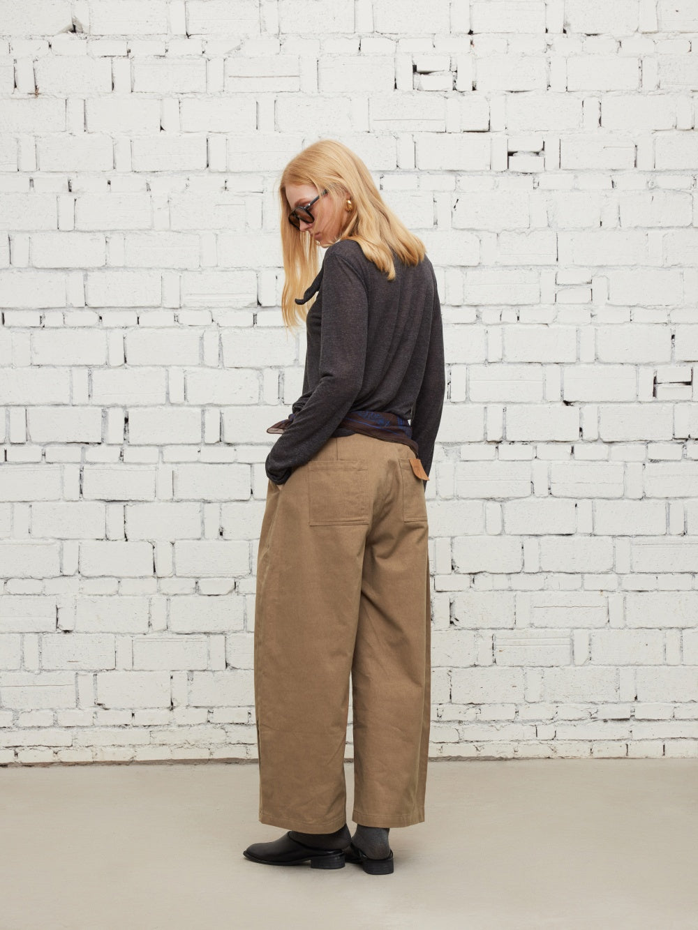 Classic straight-leg pants