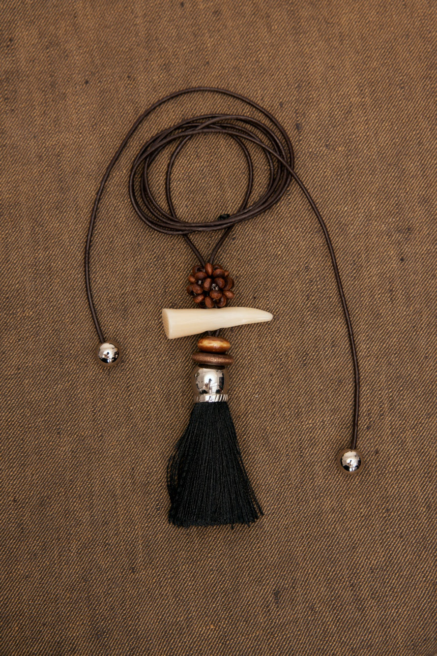 Hand-woven necklace