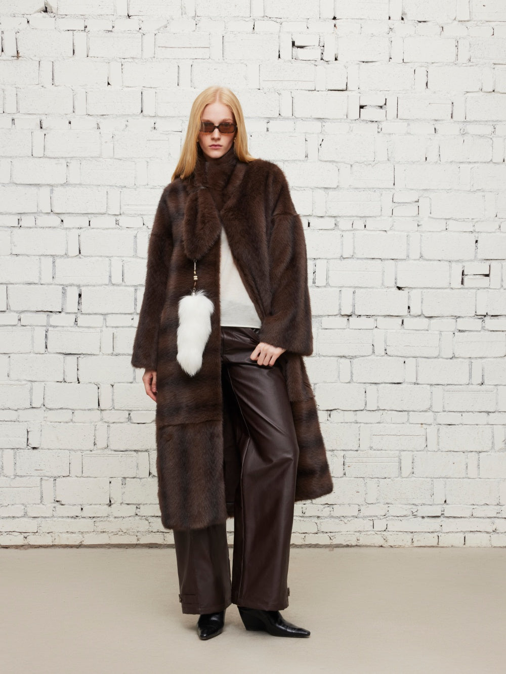 Environmentally friendly fur coat