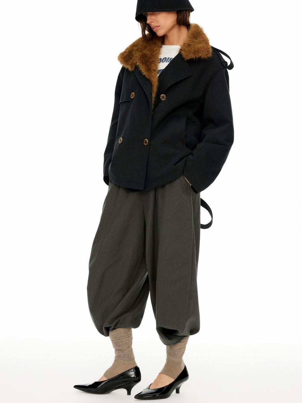 Long-staple Cotton Oversized Puffer Jacket