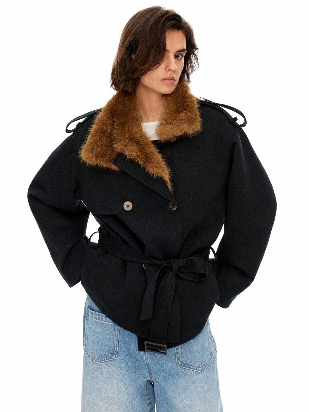 Long-staple Cotton Oversized Puffer Jacket