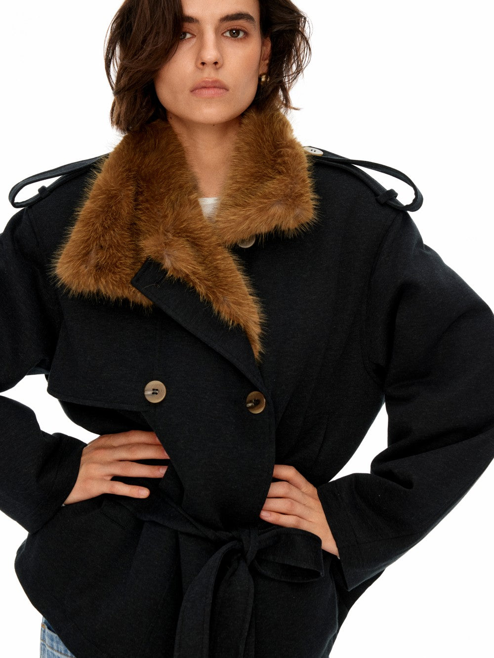 Long-staple Cotton Oversized Puffer Jacket