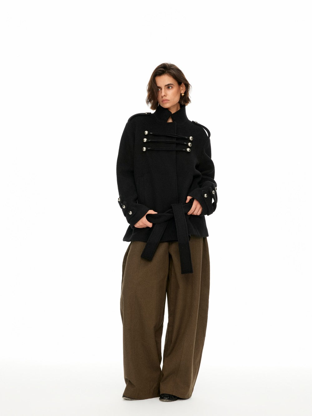 Napoleon Wool Cape Coat