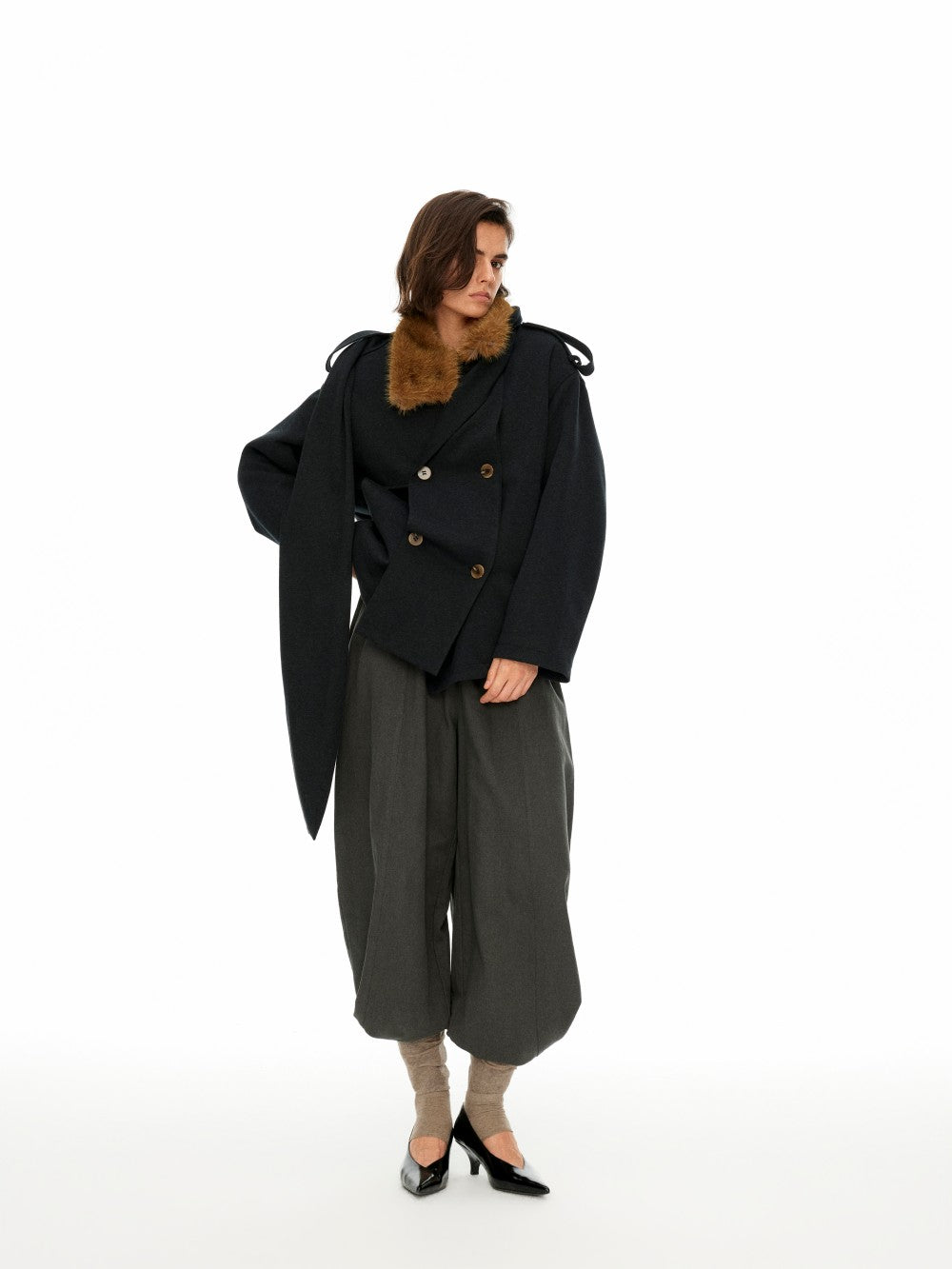 Long-staple Cotton Oversized Puffer Jacket