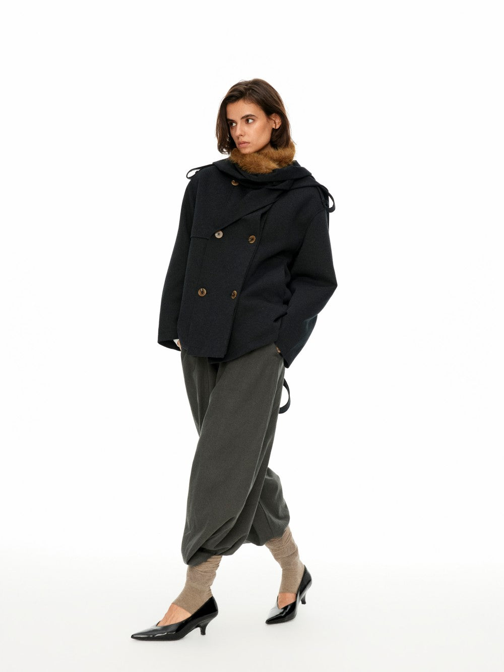 Long-staple Cotton Oversized Puffer Jacket