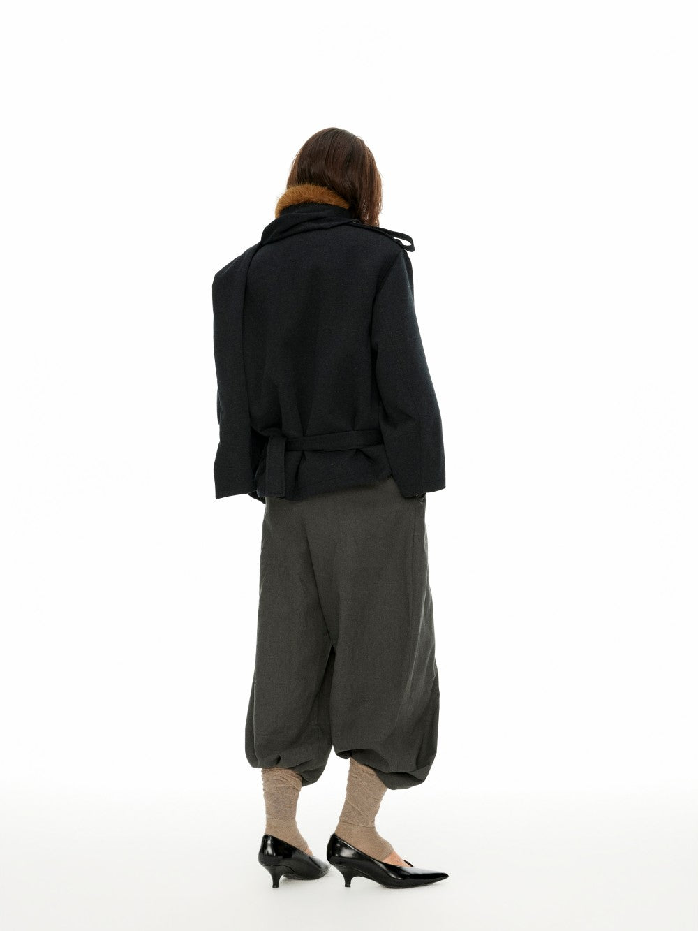 Long-staple Cotton Oversized Puffer Jacket