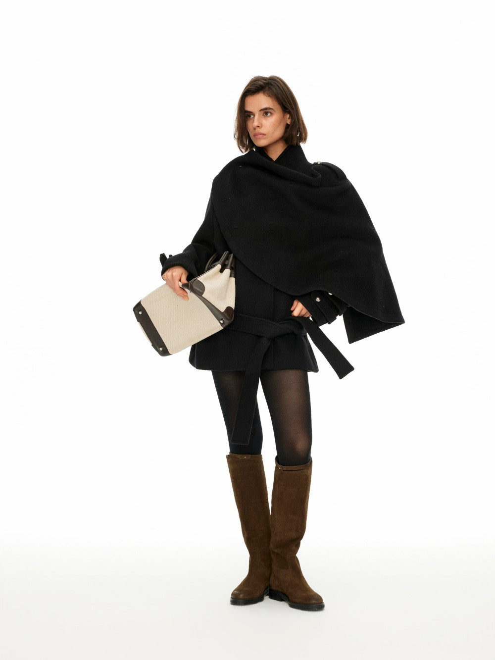 Napoleon Wool Cape Coat