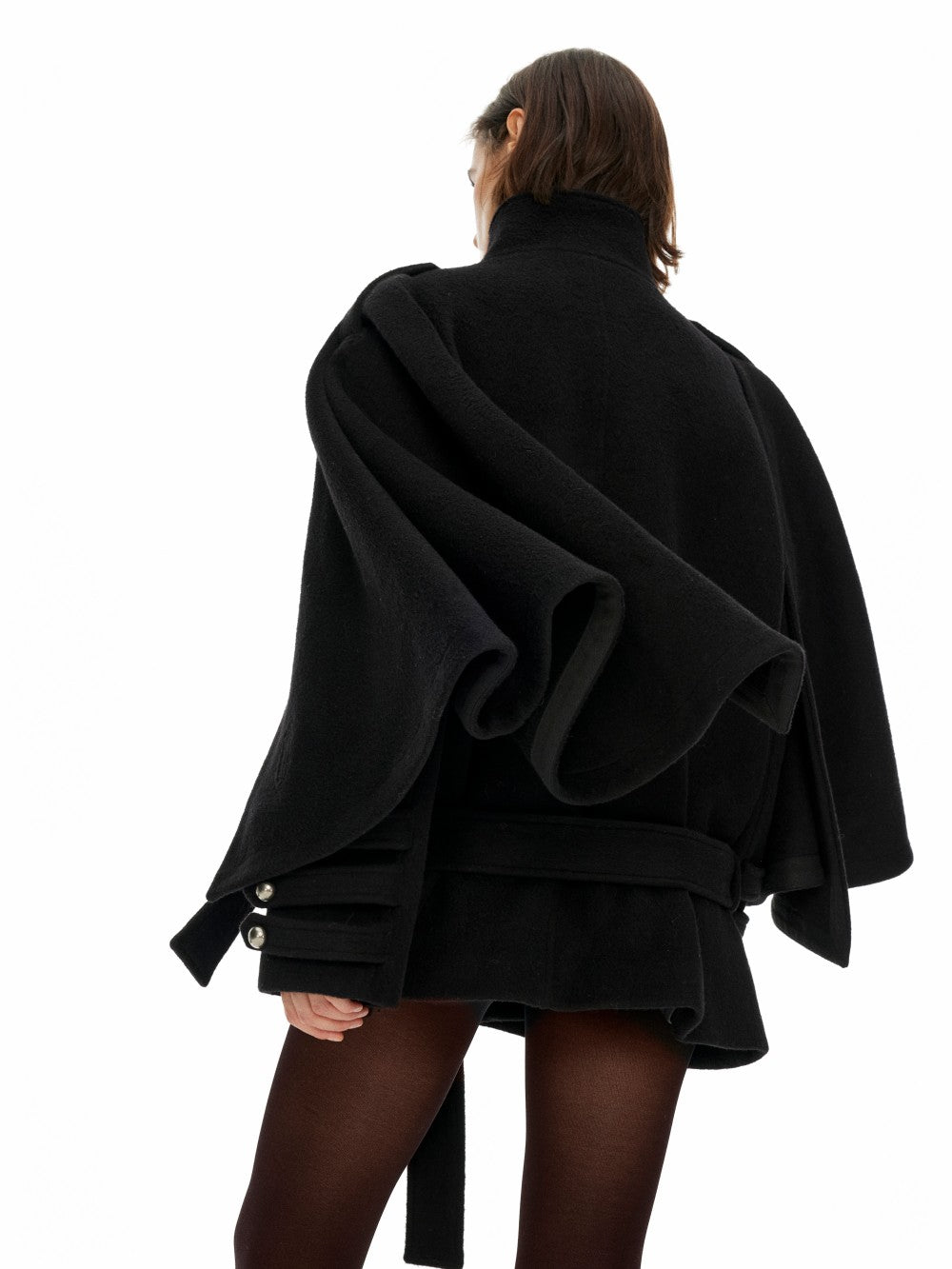 Napoleon Wool Cape Coat