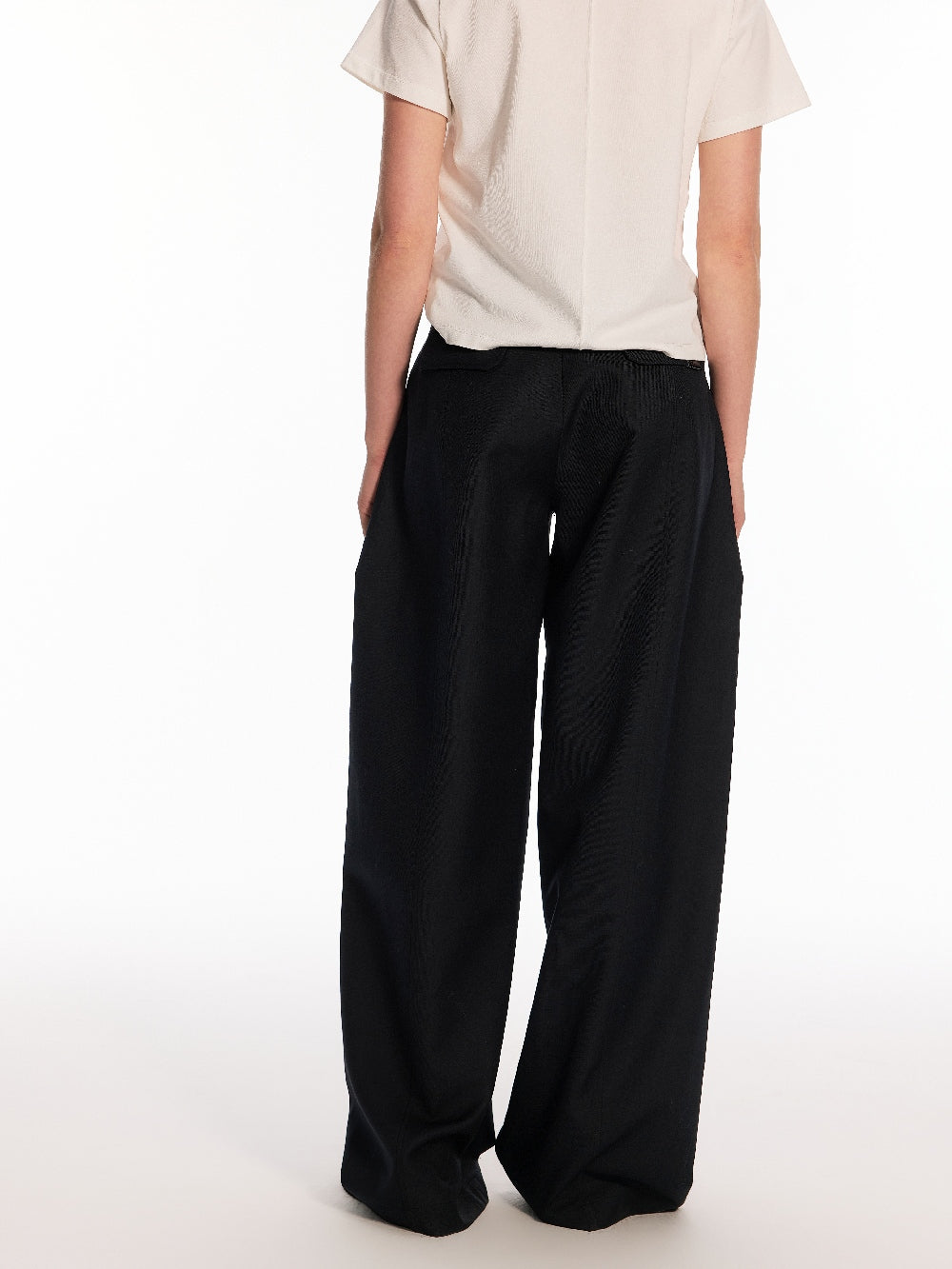 Grey Striped Suit Pants