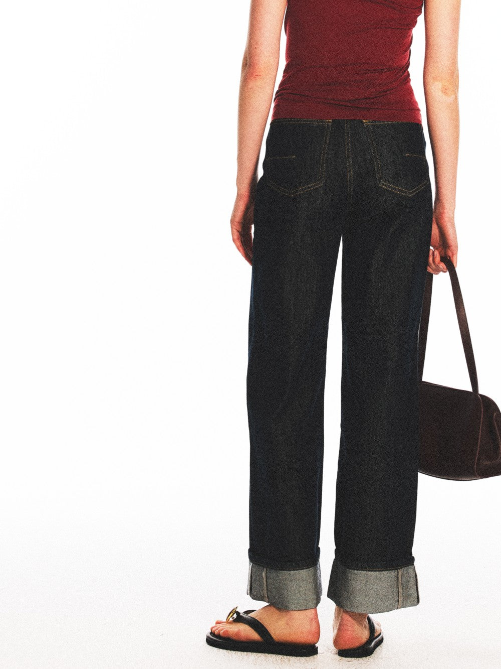 Vintage straight-leg jeans